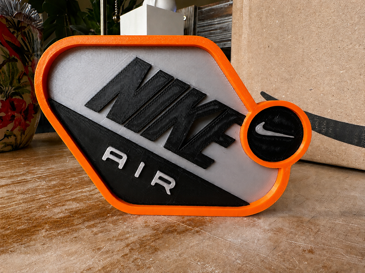 Nike Air 3D Printed Display Plaque – Multiple Colour Options