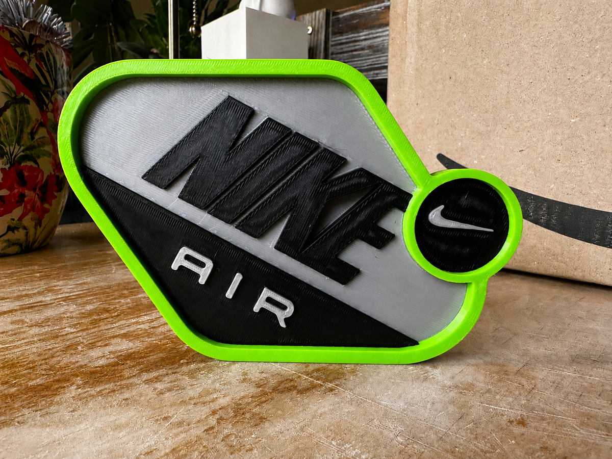 Nike Air 3D Printed Display Plaque – Multiple Colour Options
