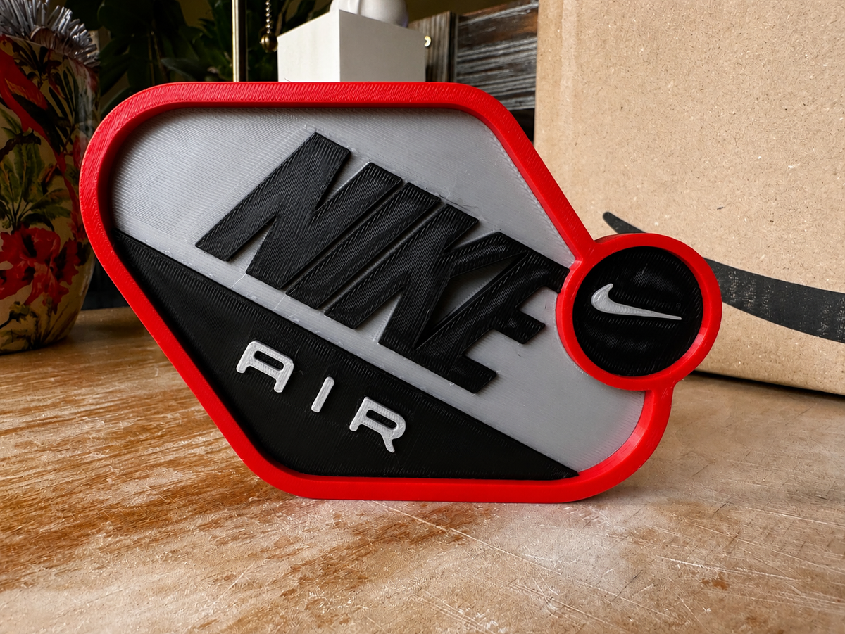 Nike Air 3D Printed Display Plaque – Multiple Colour Options