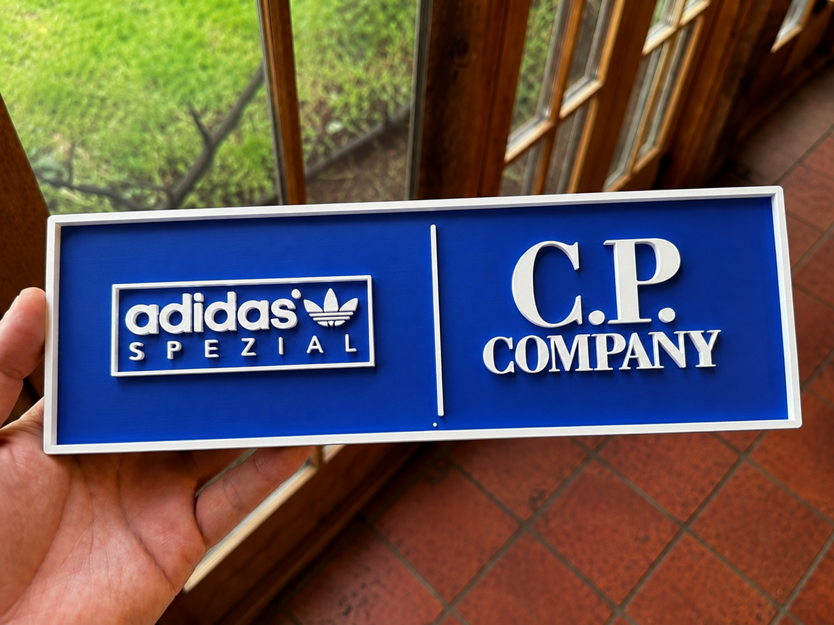 Adidas Spezial × C.P. Company Inspired 3D Wall Plaque – Multi Colour Options