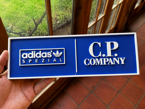 Adidas Spezial × C.P. Company Inspired 3D Wall Plaque – Multi Colour Options