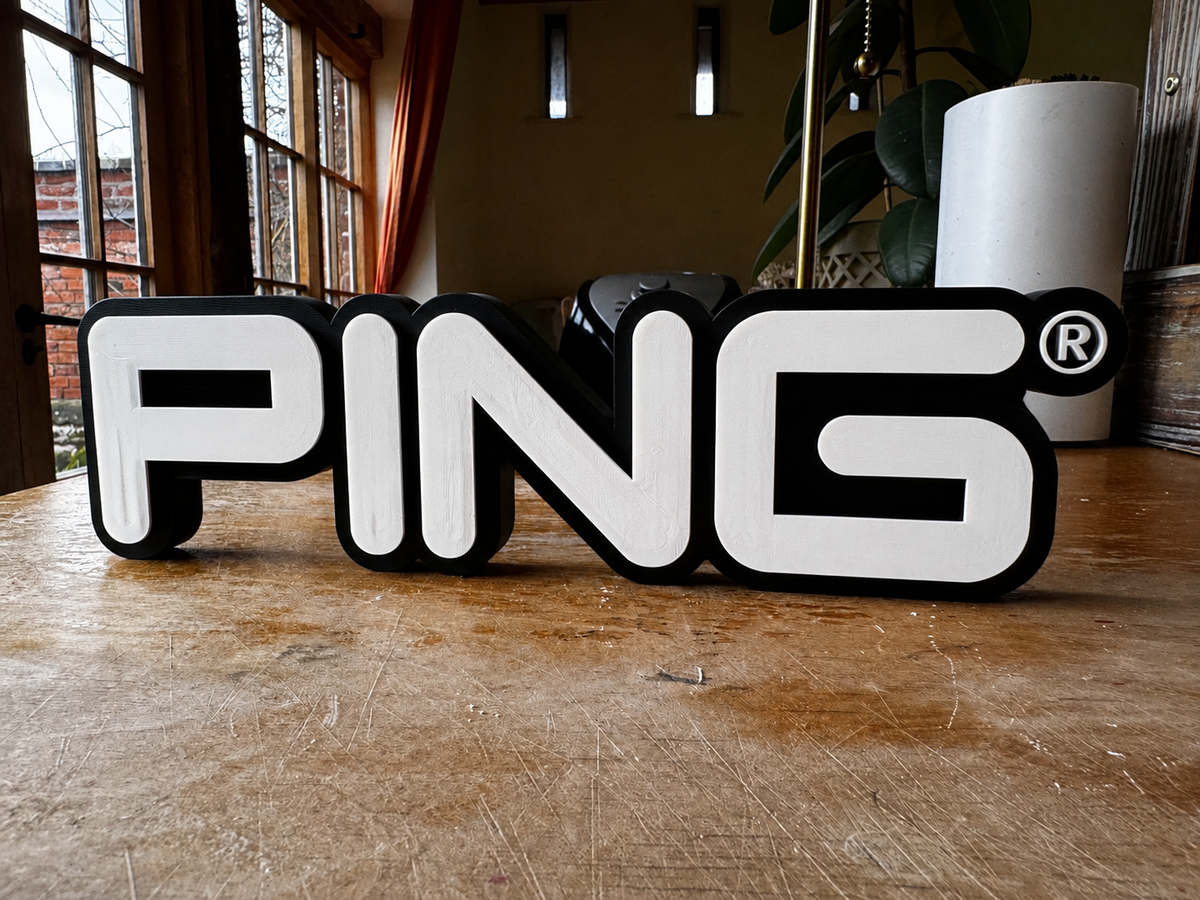 PING Style 3D Display Sign – Choice of Colours