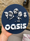 Oasis Band 3D Wall Plaque