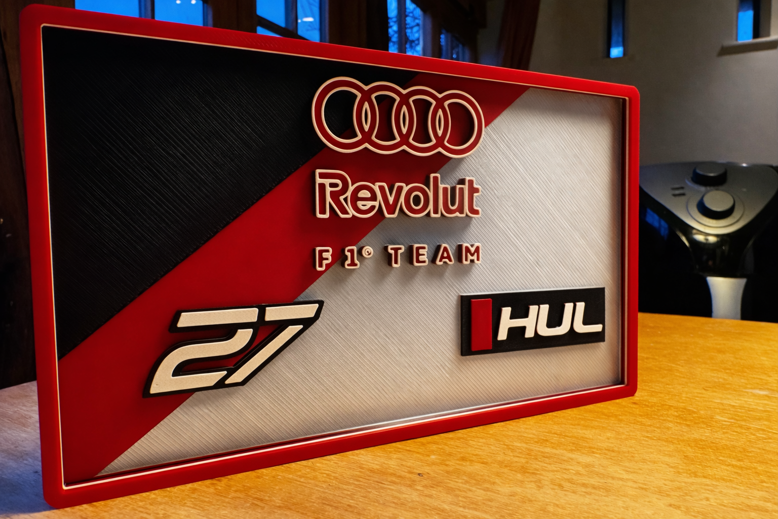 Audi Revolut F1 Team – Nico Hülkenberg #27 3D Display Plaque