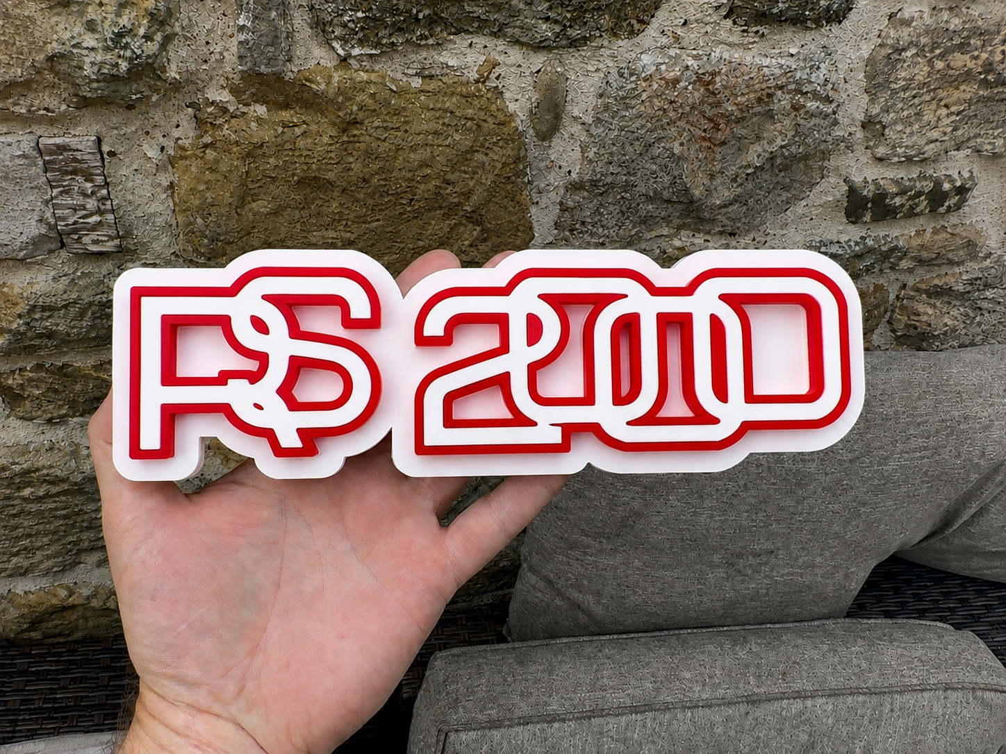 Ford RS200 3D Printed Display Plaque