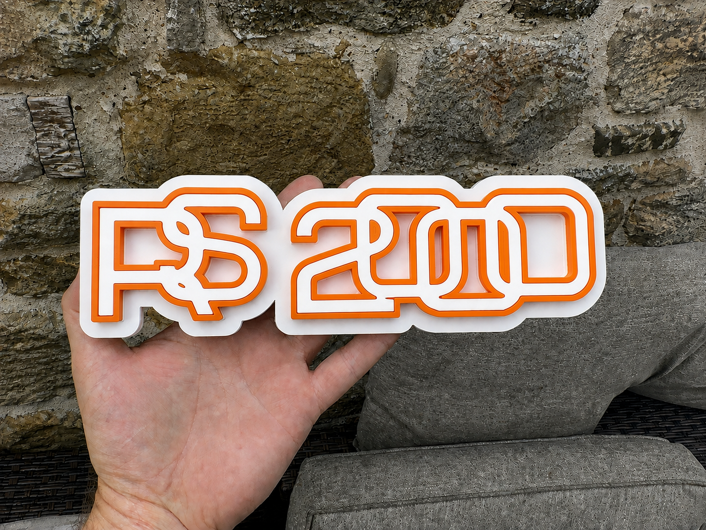Ford RS200 3D Printed Display Plaque