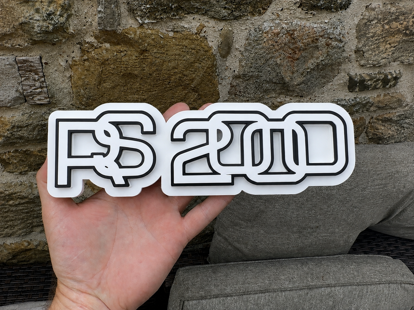 Ford RS200 3D Printed Display Plaque