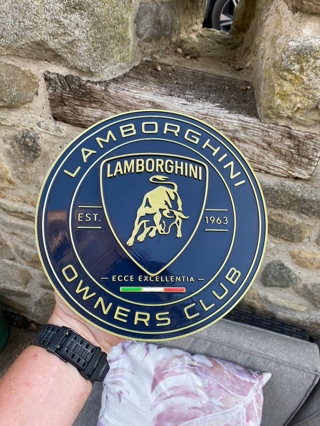 Lamborghini Owners Club 3D Wall Plaque