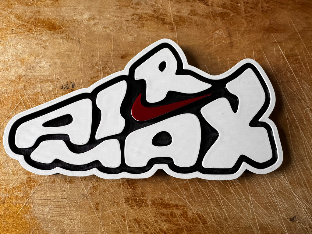 Nike Air Max 3D Printed Display Sign – Black, White & Red