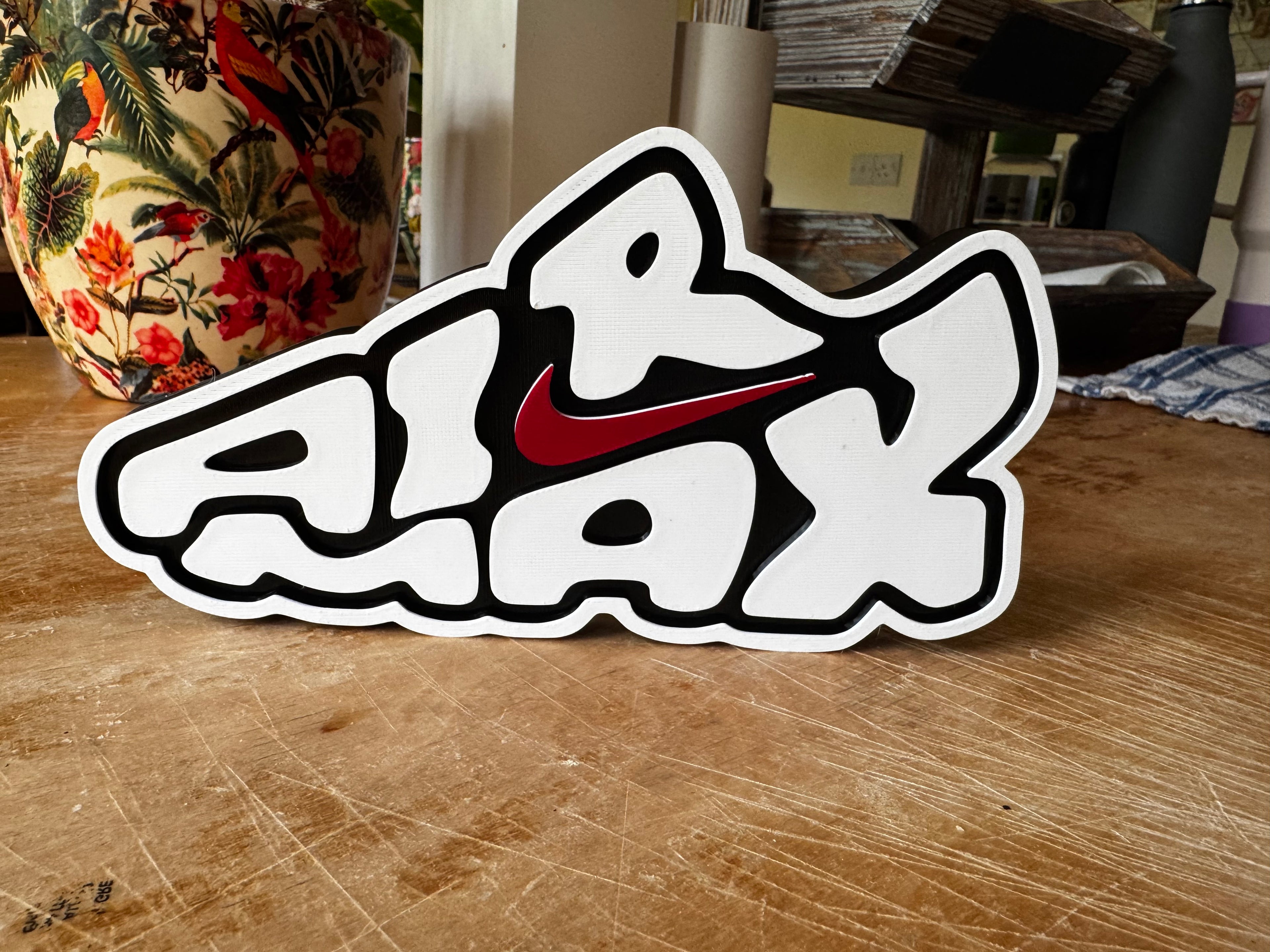Nike Air Max 3D Printed Display Sign – Black, White & Red