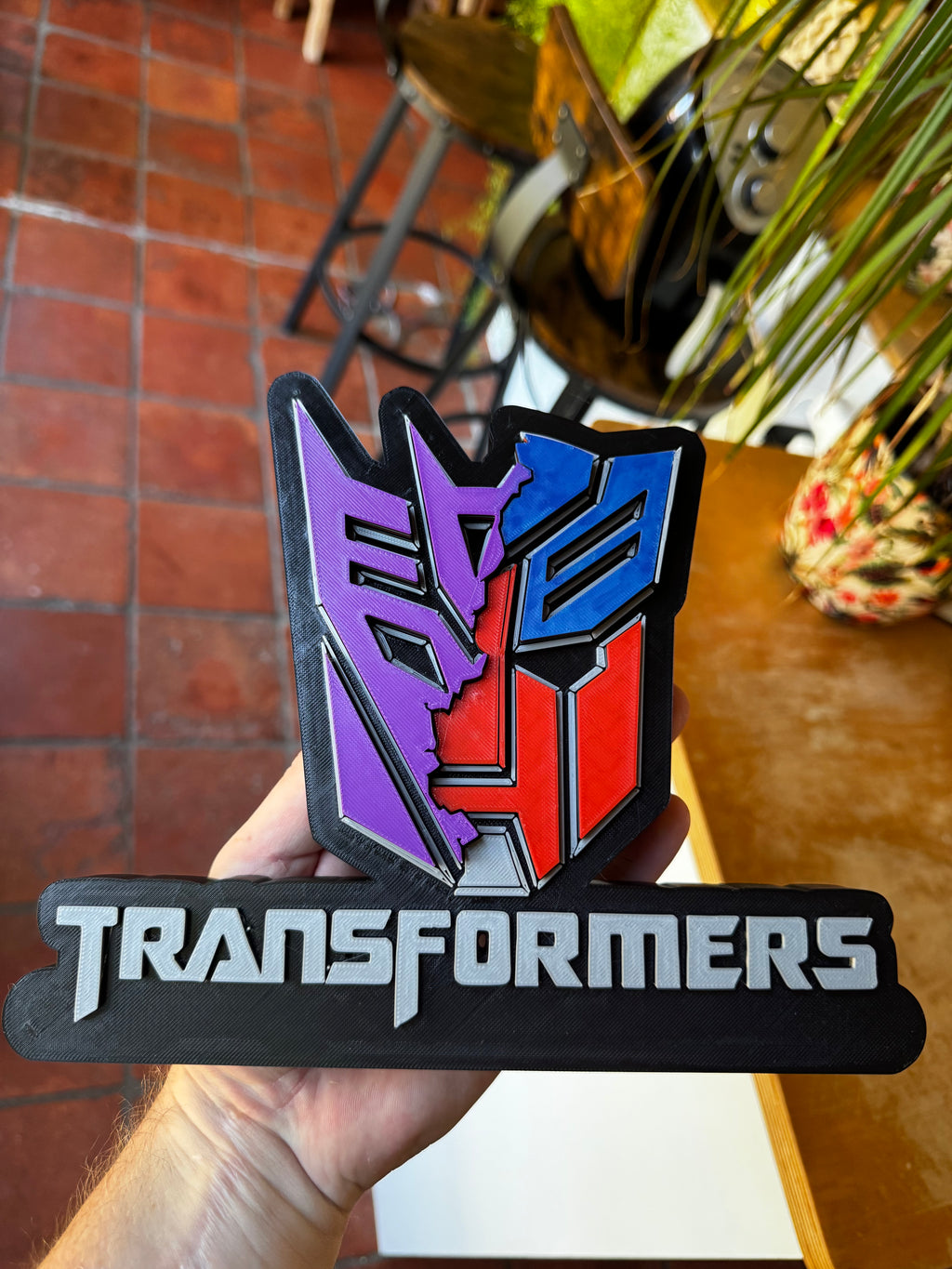 Transformers 3D Printed Display Sign – Autobots & Decepticons