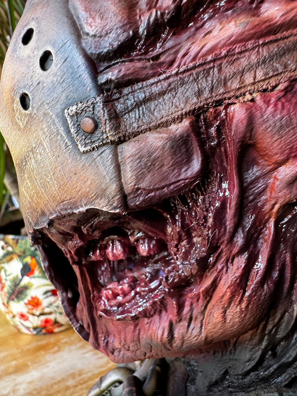 Jason Voorhees 3D Printed & Hand-Painted Horror Bust – Friday the 13th Display