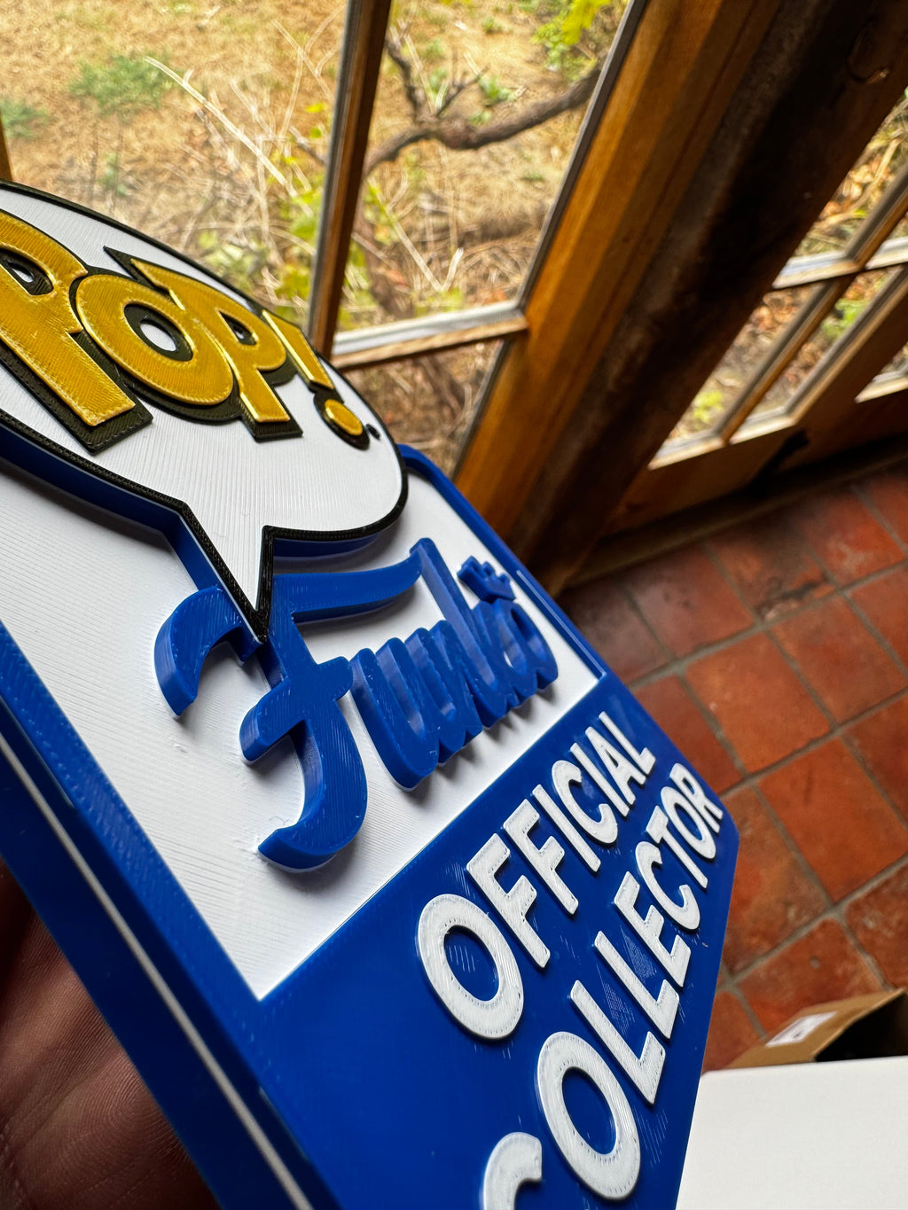 Funko POP! Official Collector 3D Printed Display Sign