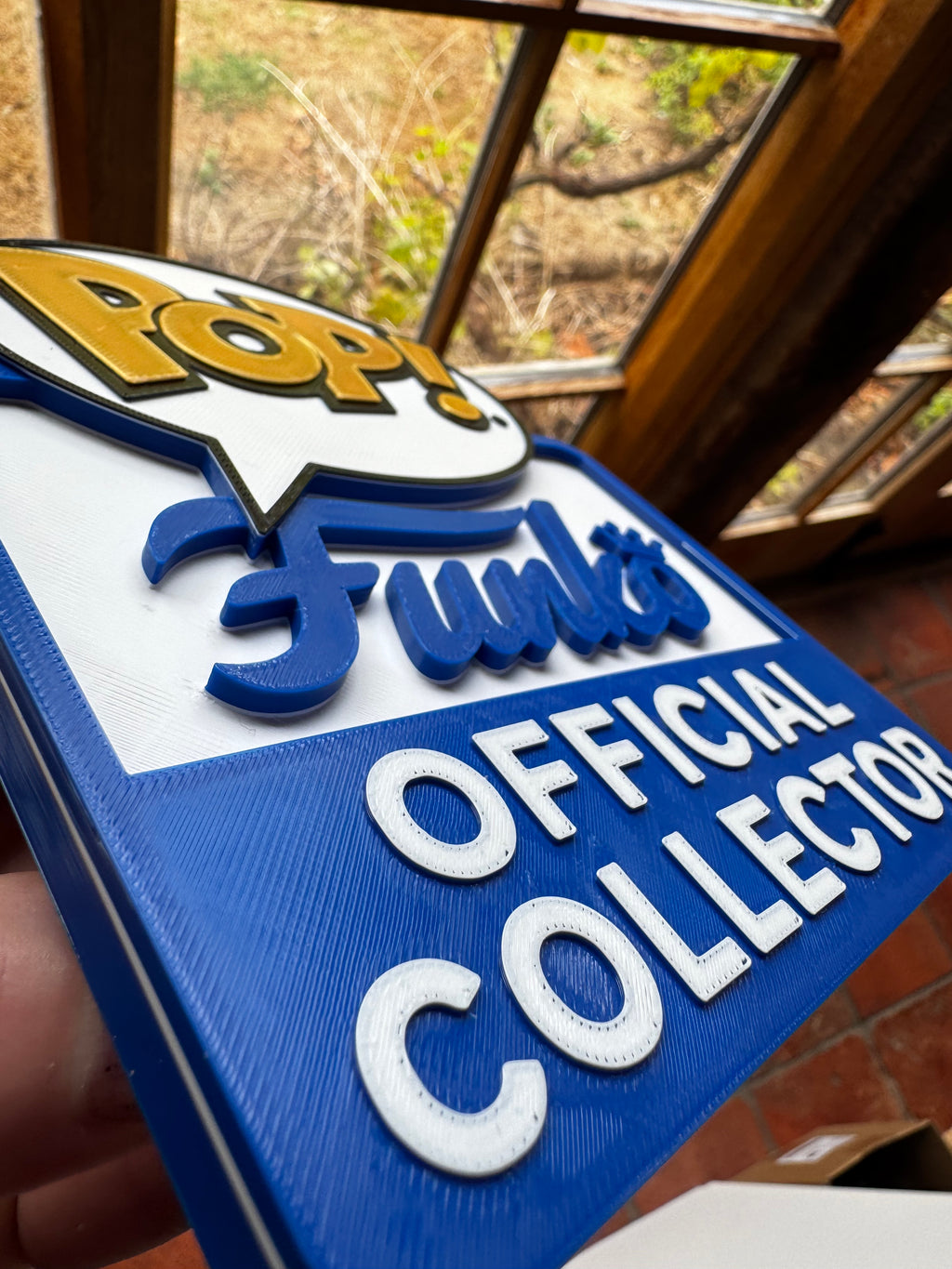 Funko POP! Official Collector 3D Printed Display Sign