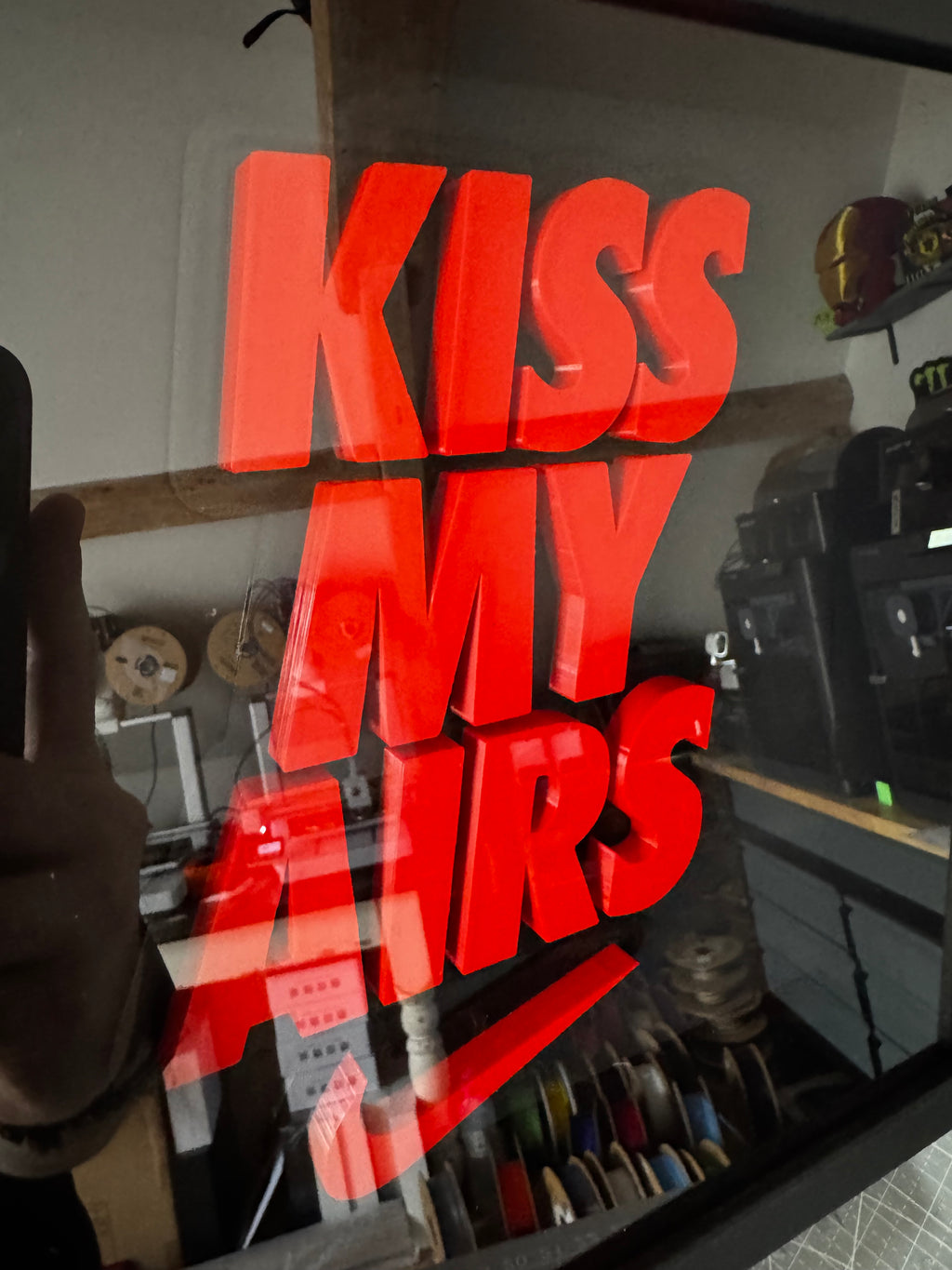 Nike “Kiss My Airs” 3D Shadow Box Display