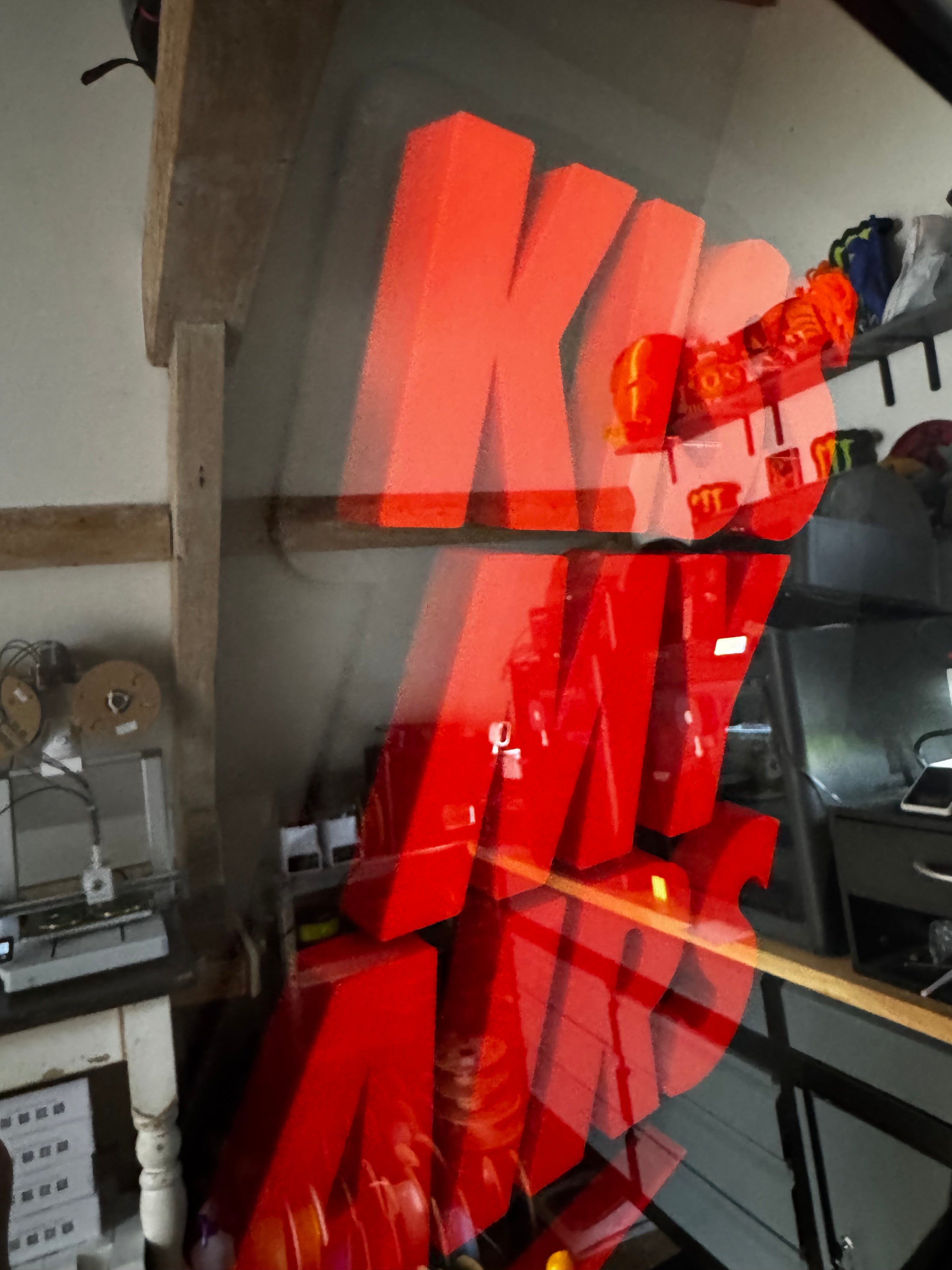 Nike “Kiss My Airs” 3D Shadow Box Display