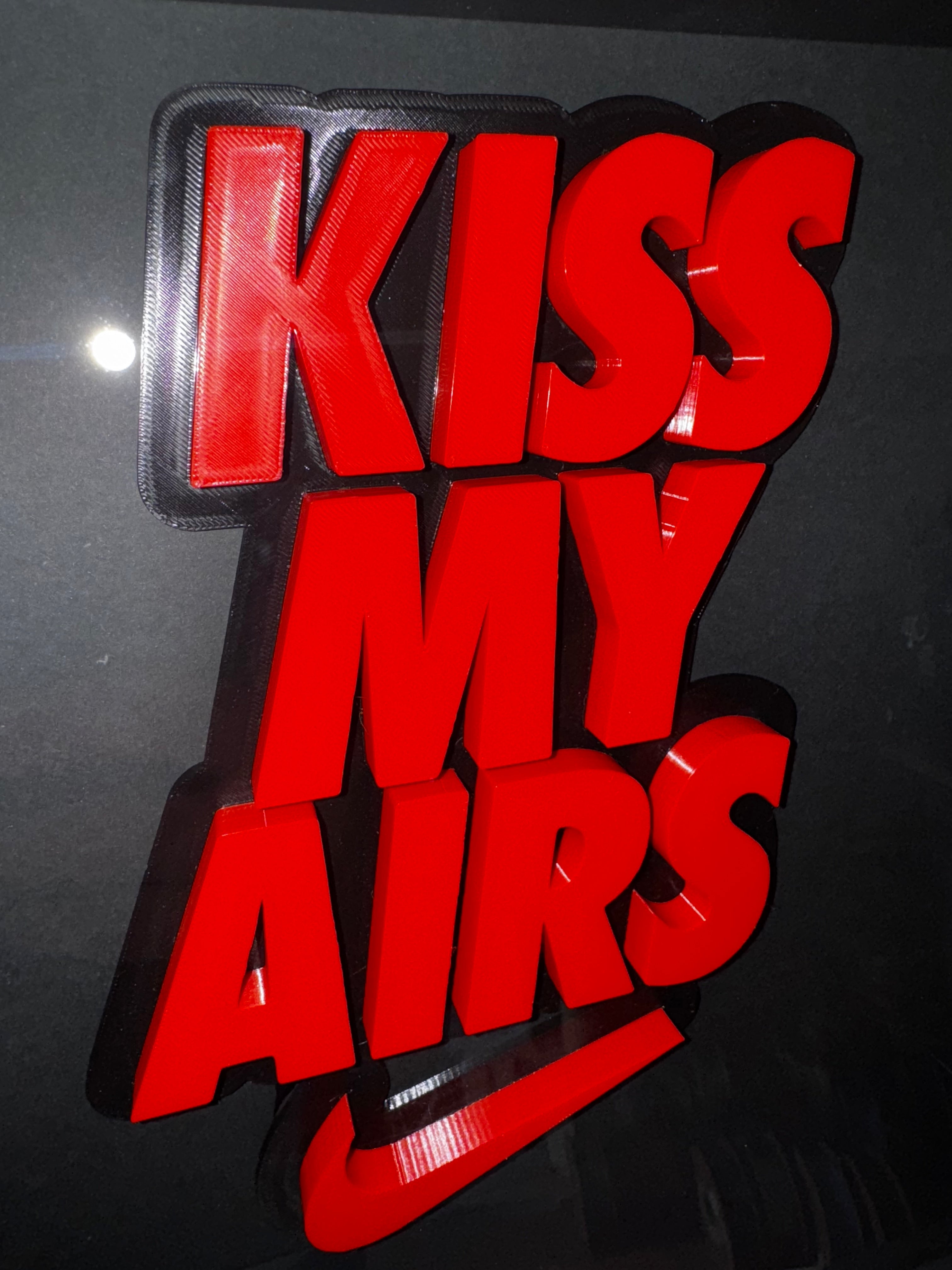 Nike “Kiss My Airs” 3D Shadow Box Display