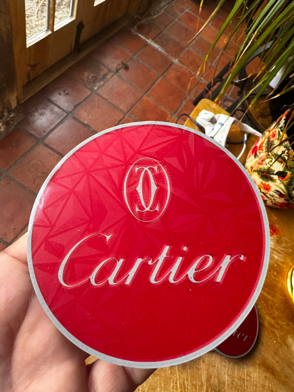Cartier Inspired Luxury 3D Printed Coaster Set