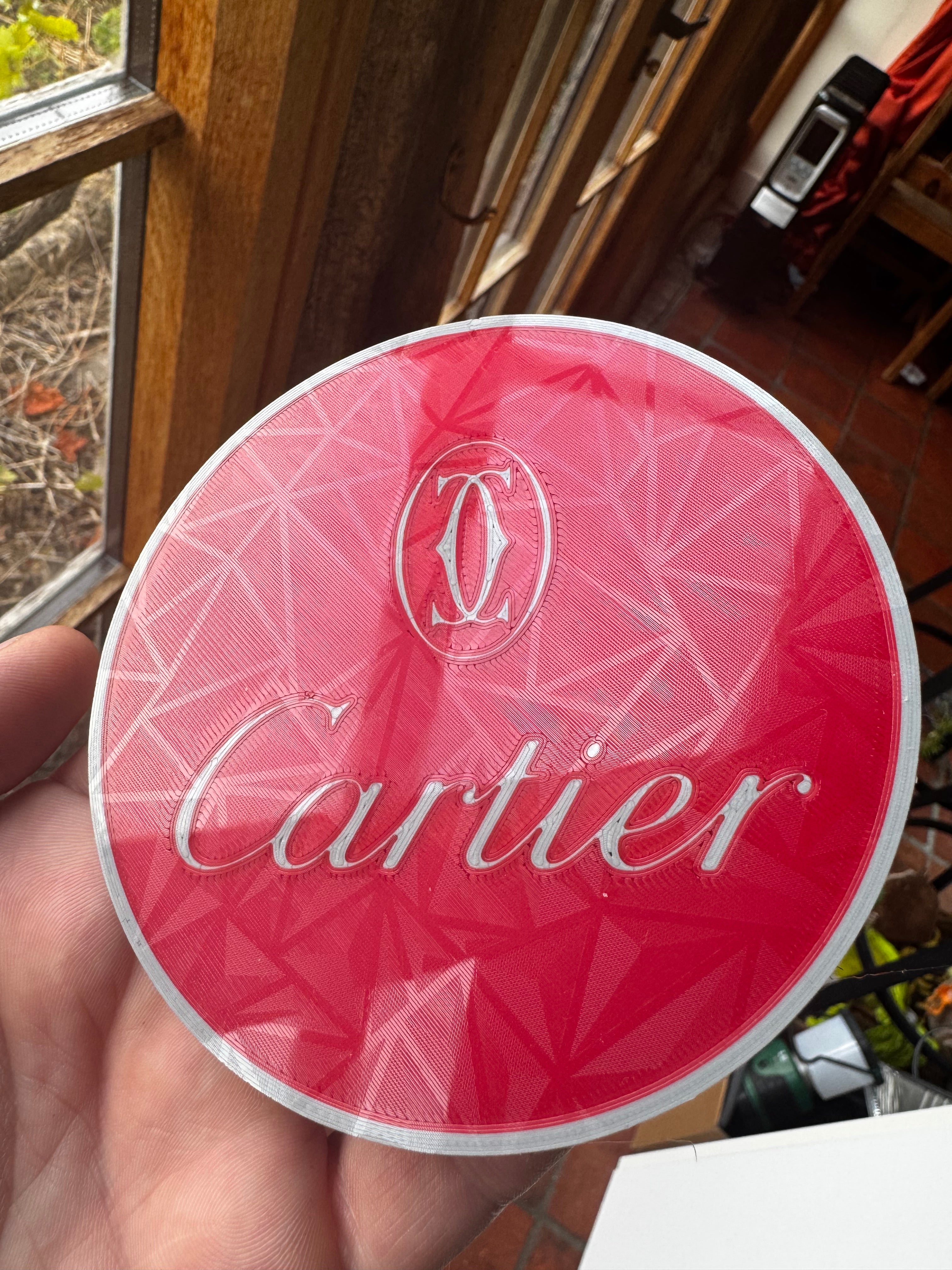 Cartier Inspired Luxury 3D Printed Coaster Set