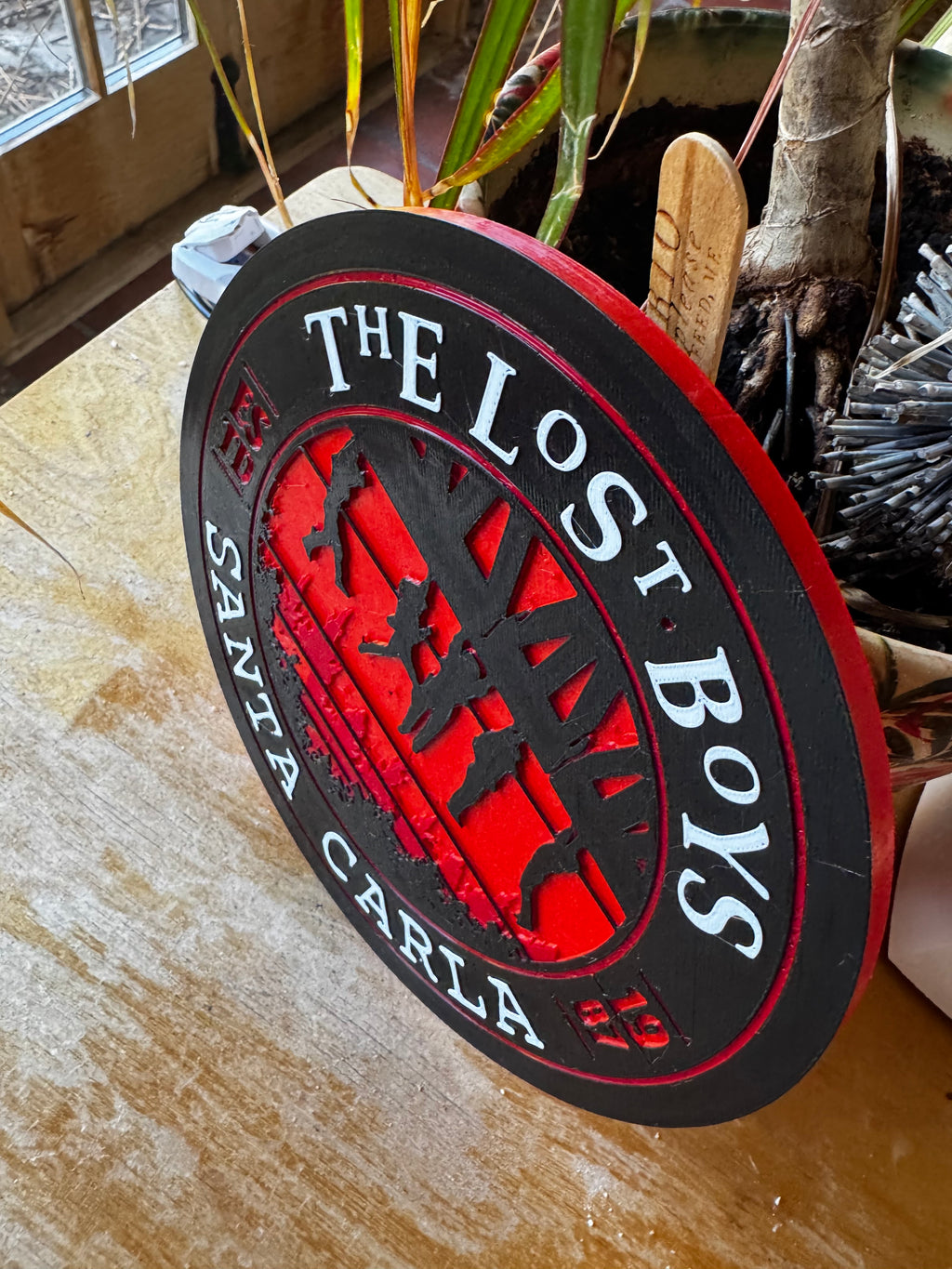 The Lost Boys – Santa Carla 1987 3D Printed Plaque