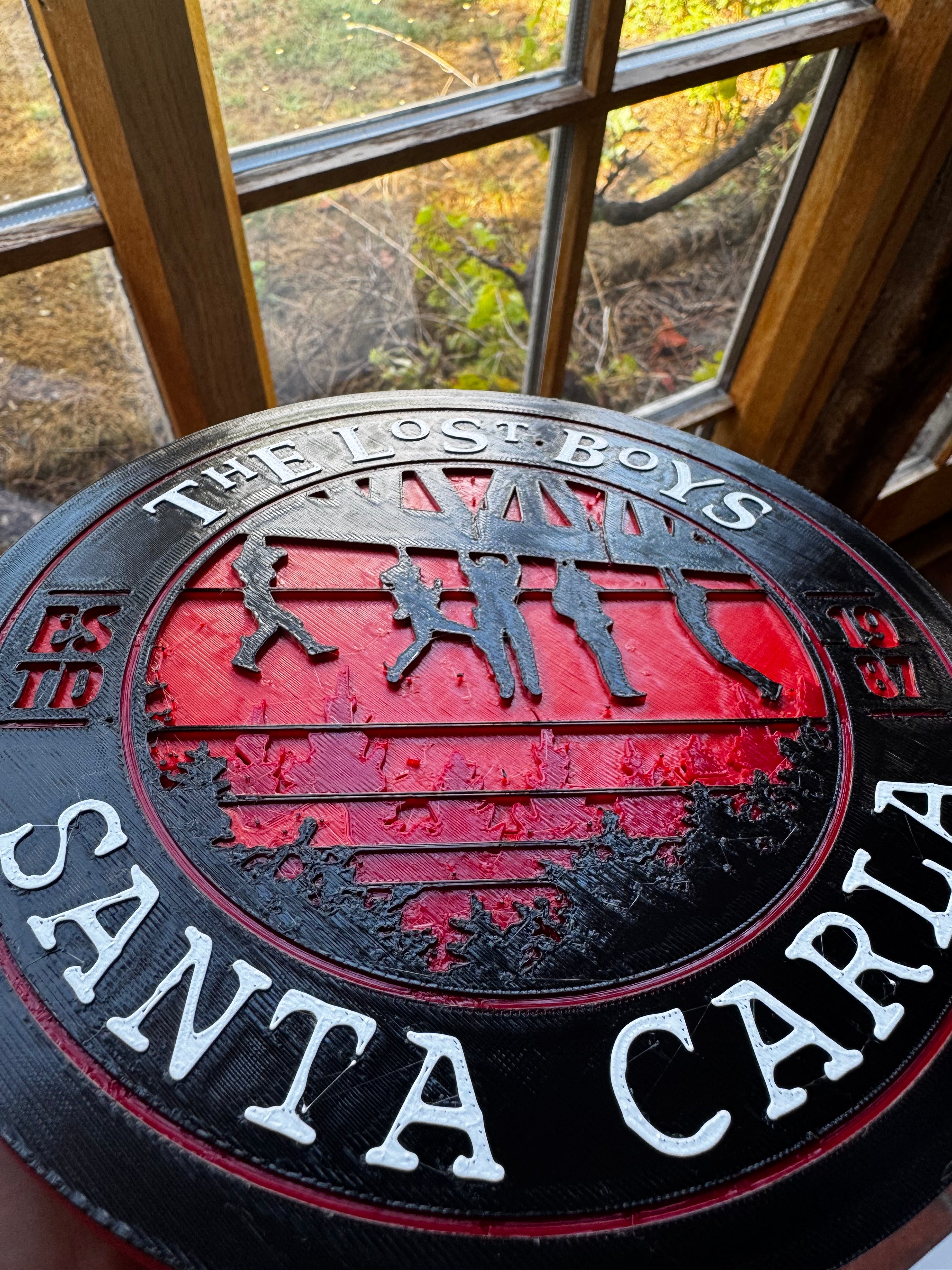 The Lost Boys – Santa Carla 1987 3D Printed Plaque