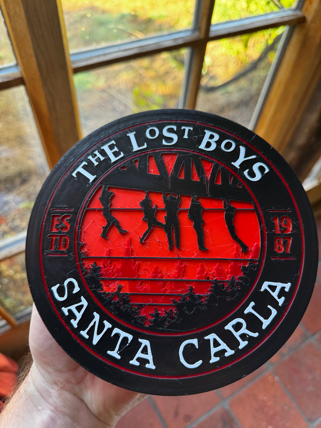 The Lost Boys – Santa Carla 1987 3D Printed Plaque