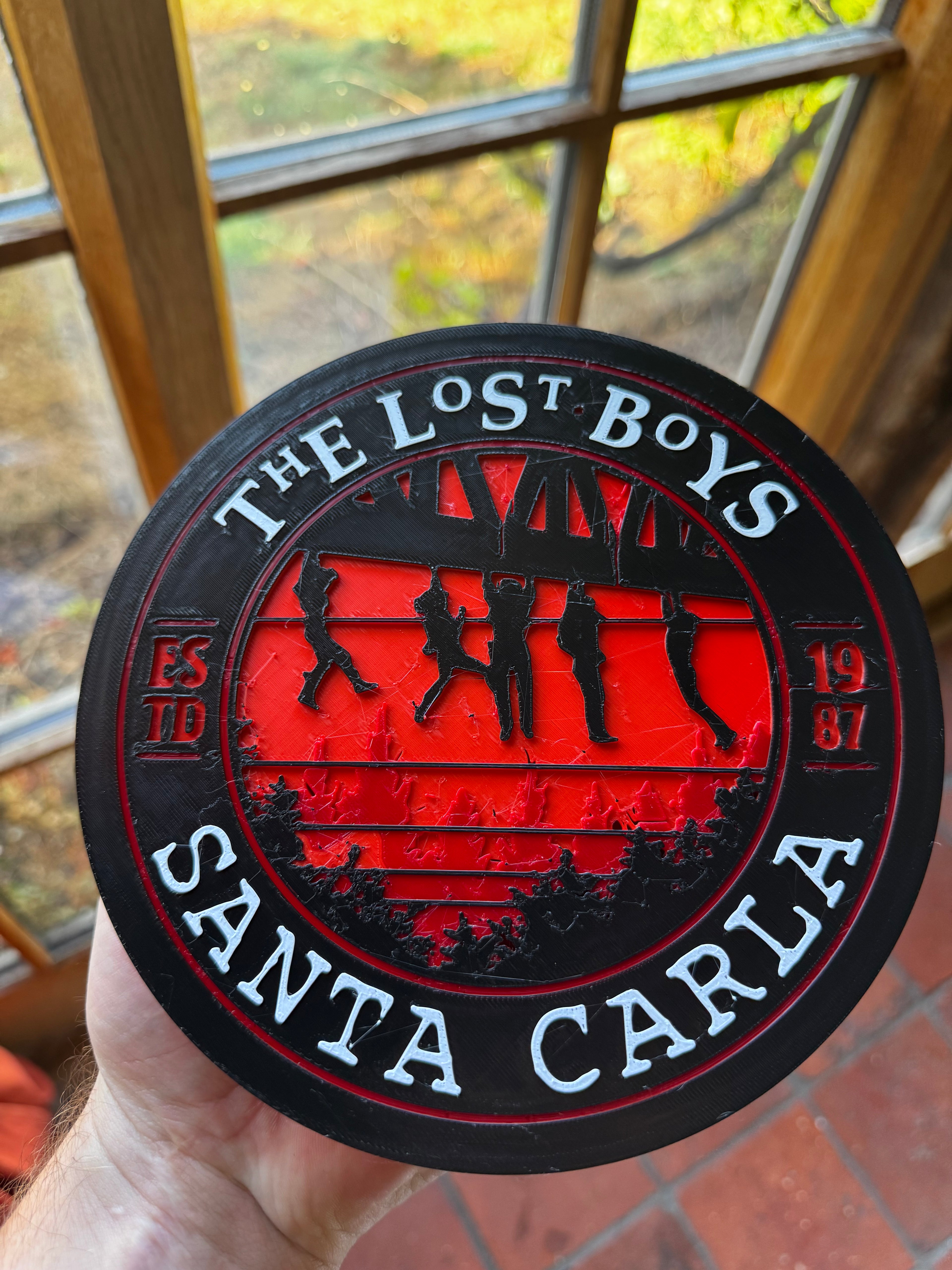 The Lost Boys – Santa Carla 1987 3D Printed Plaque