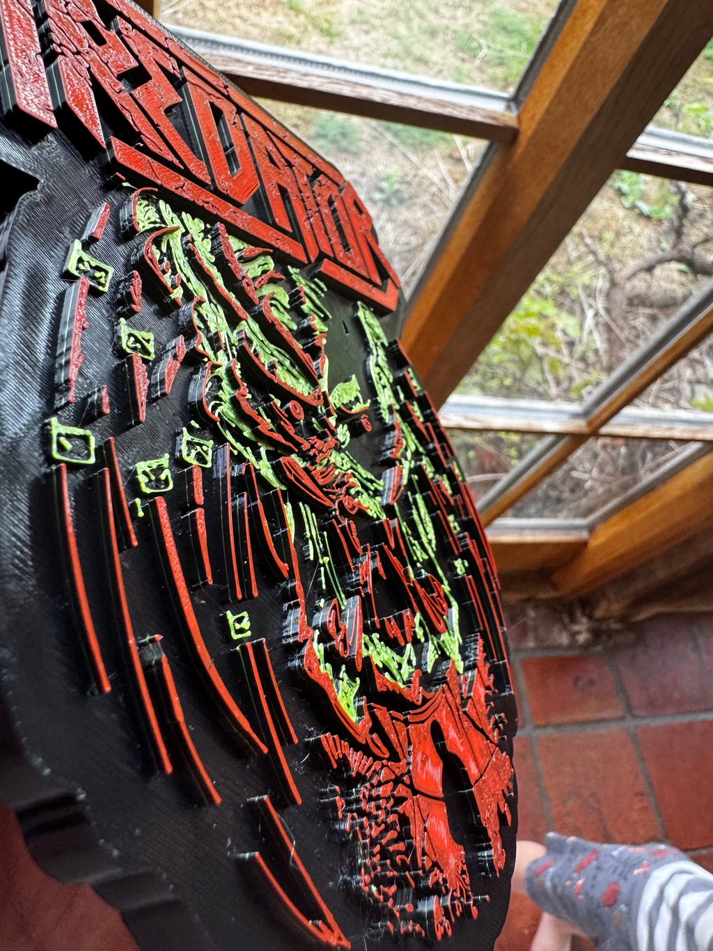 Predator 3D Printed Display Plaque