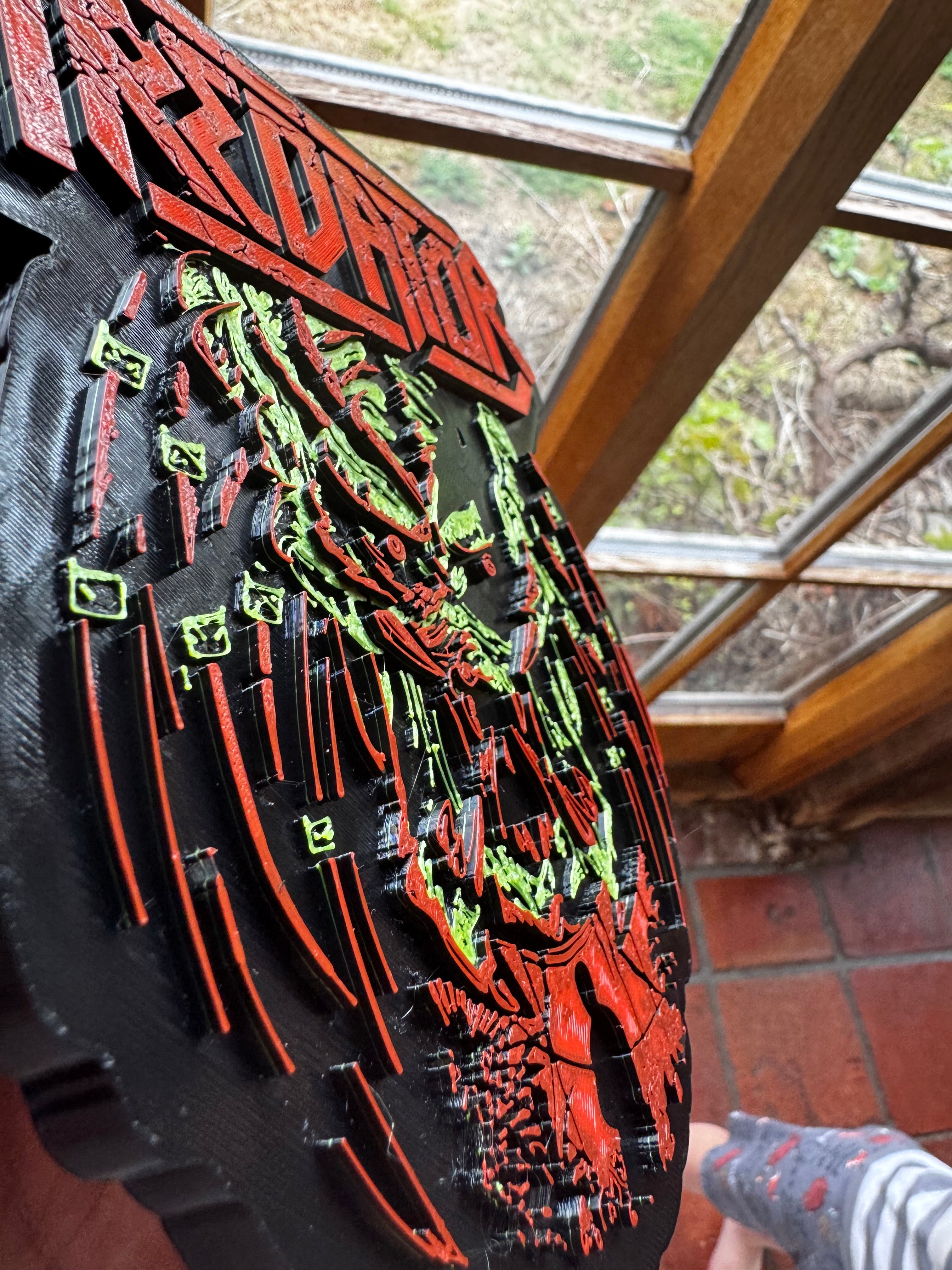 Predator 3D Printed Display Plaque