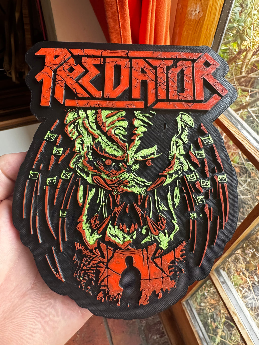 Predator 3D Printed Display Plaque