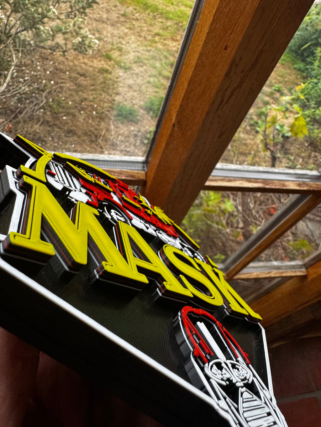 The Mask 3D Printed Movie Display Plaque
