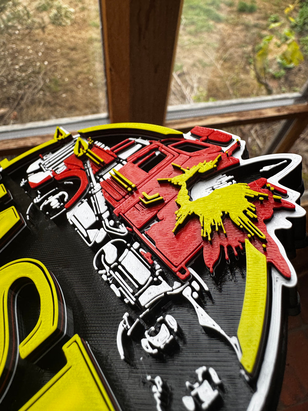 The Mask 3D Printed Movie Display Plaque