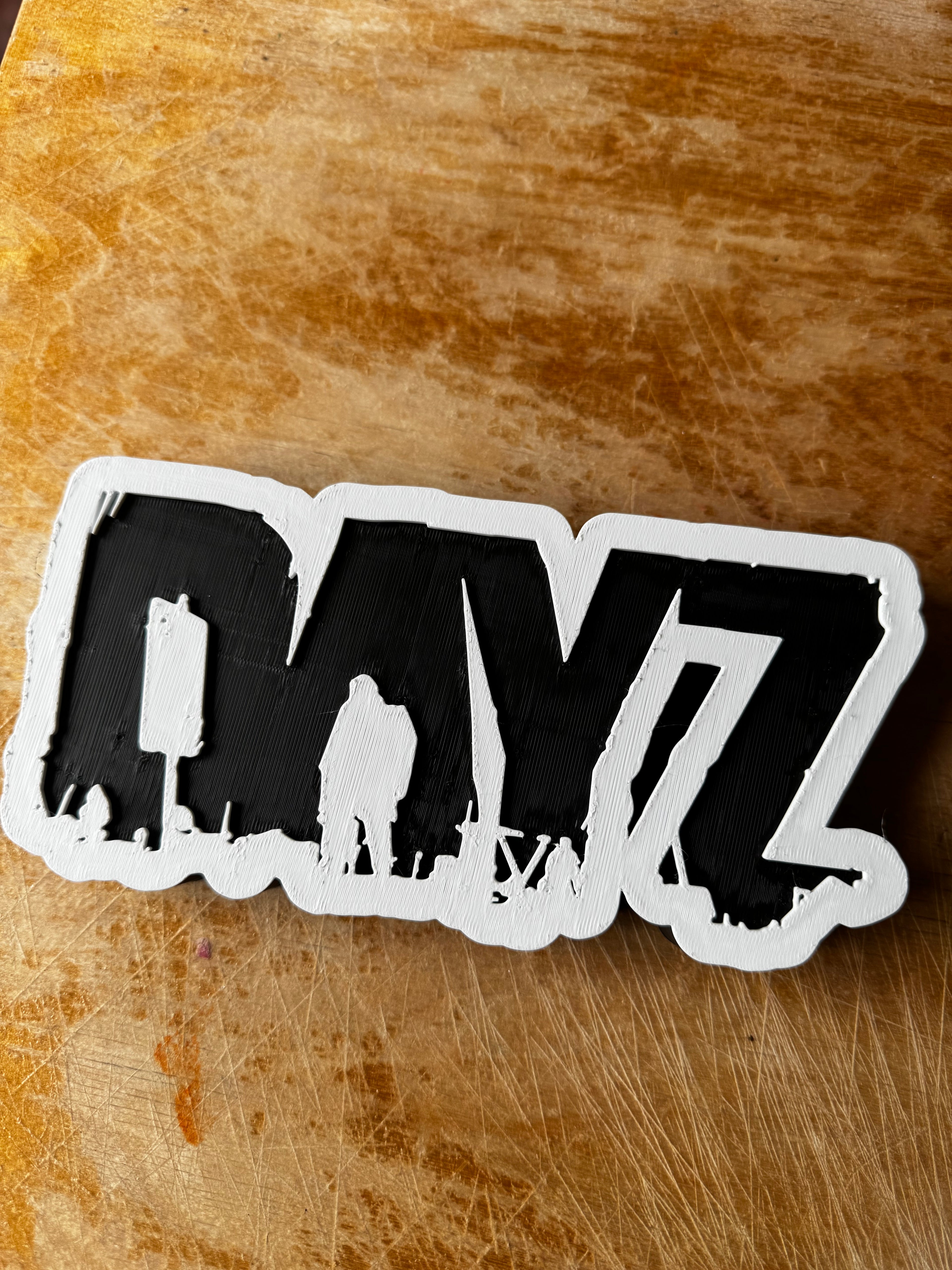 DayZ 3D Printed Display Plaque