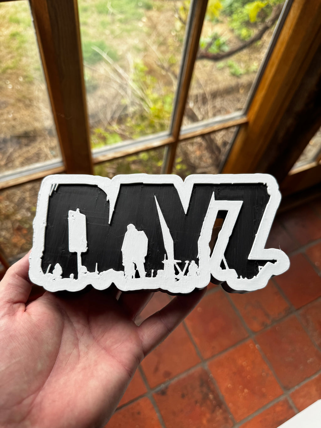 DayZ 3D Printed Display Plaque