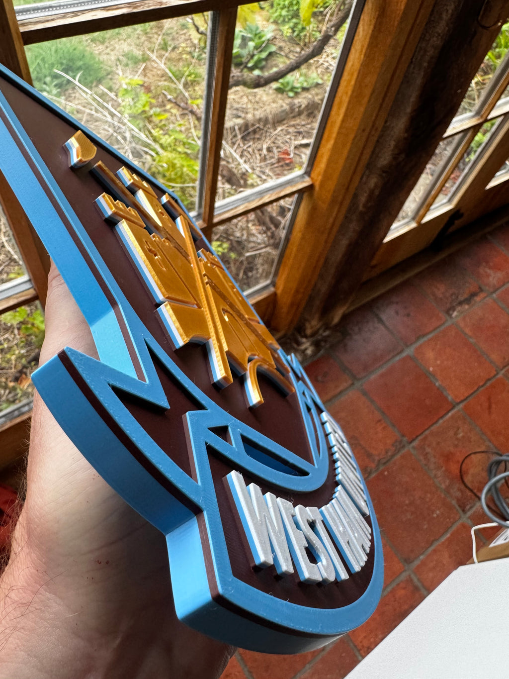 West Ham United 3D Printed Club Crest Display Plaque