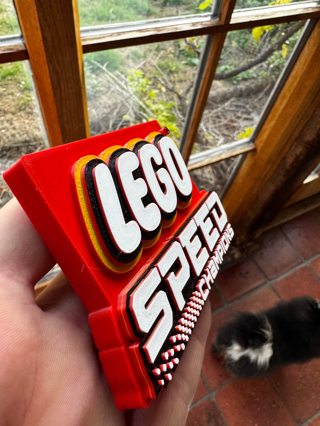 LEGO Speed Champions 3D Printed Display Sign