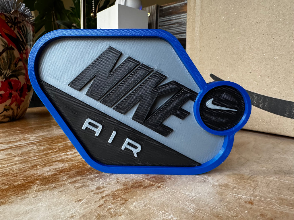 Nike Air 3D Printed Display Plaque – Multiple Colour Options