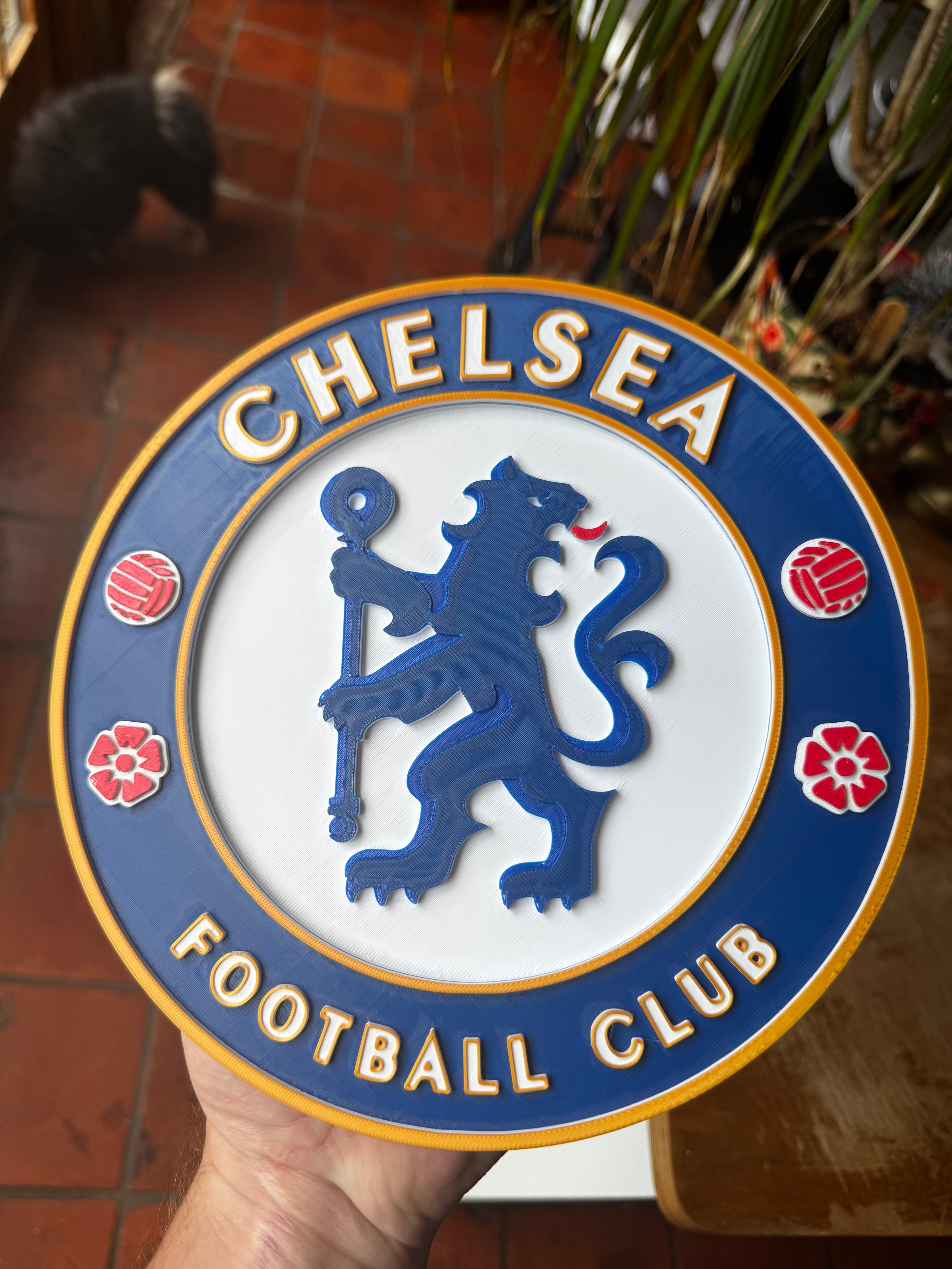 Chelsea FC 3D Wall Plaque – Large Football Supporters Sign 23cm