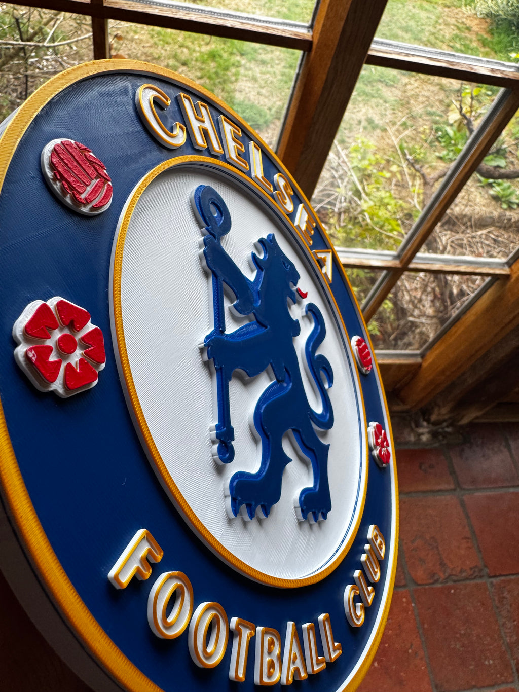 Chelsea FC 3D Wall Plaque – Large Football Supporters Sign 23cm