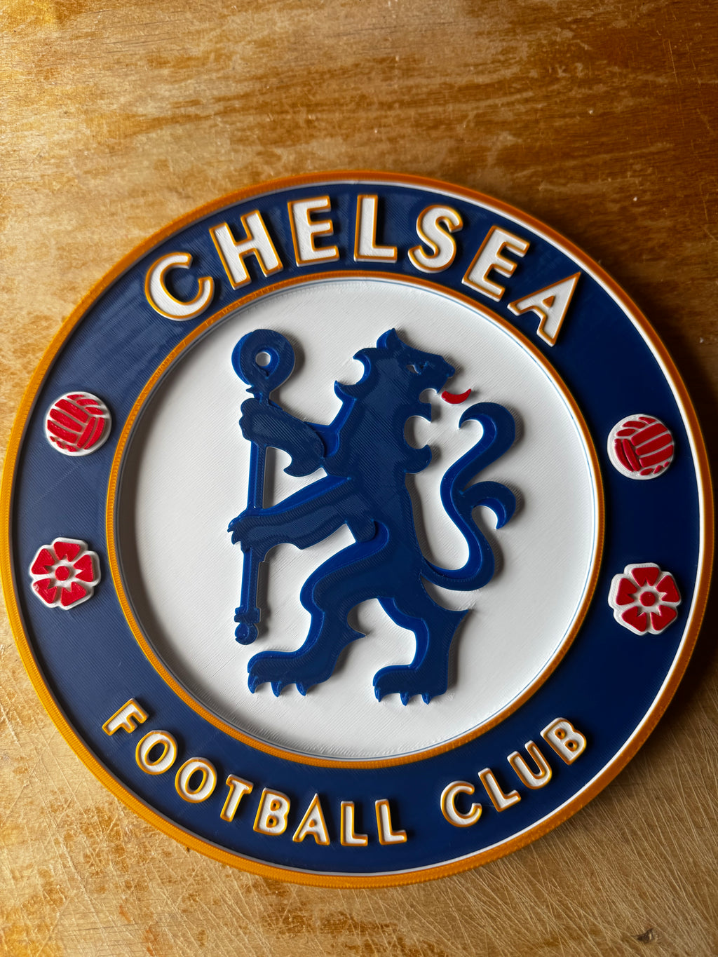 Chelsea FC 3D Wall Plaque – Large Football Supporters Sign 23cm