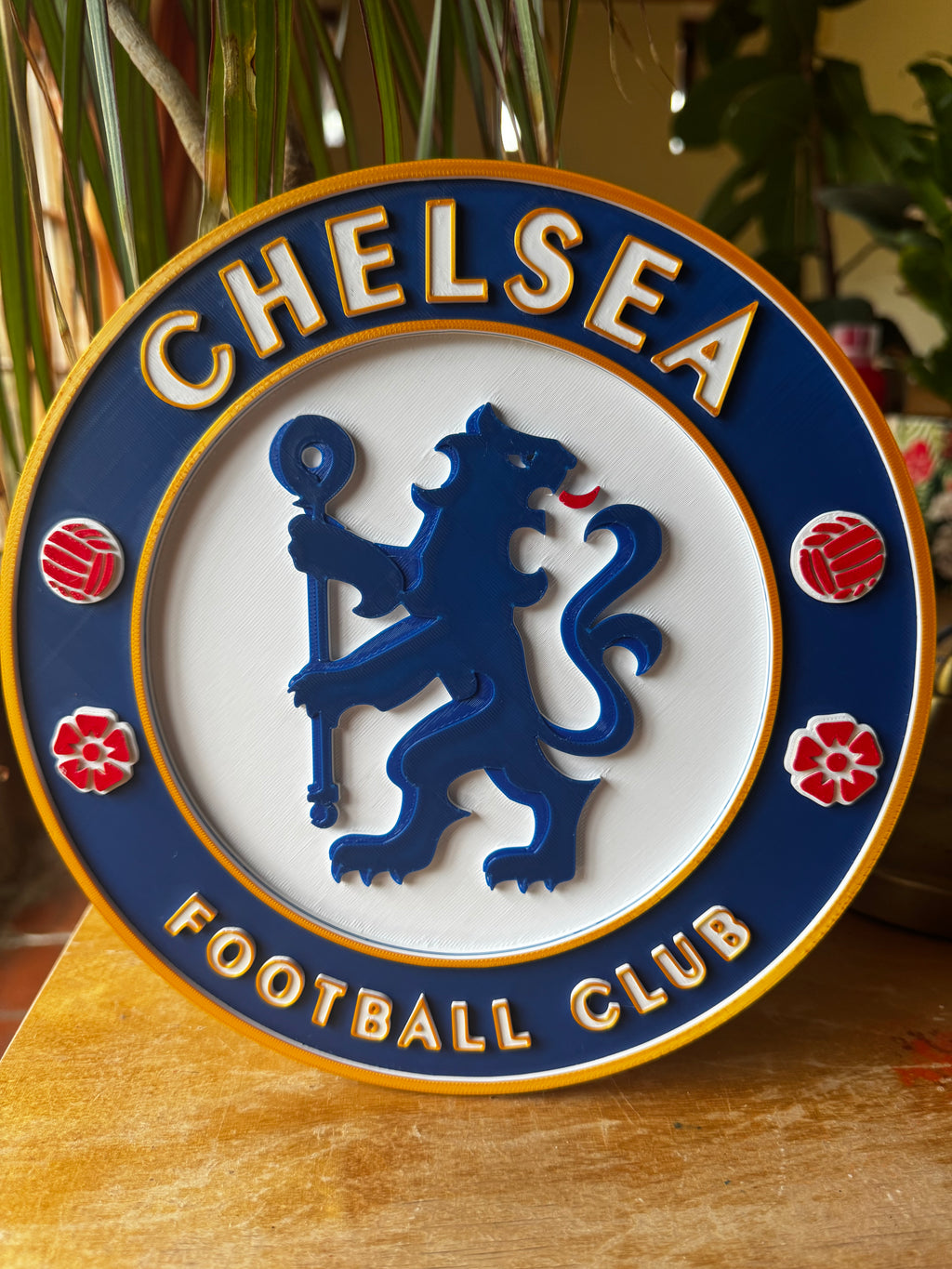 Chelsea FC 3D Wall Plaque – Large Football Supporters Sign 23cm