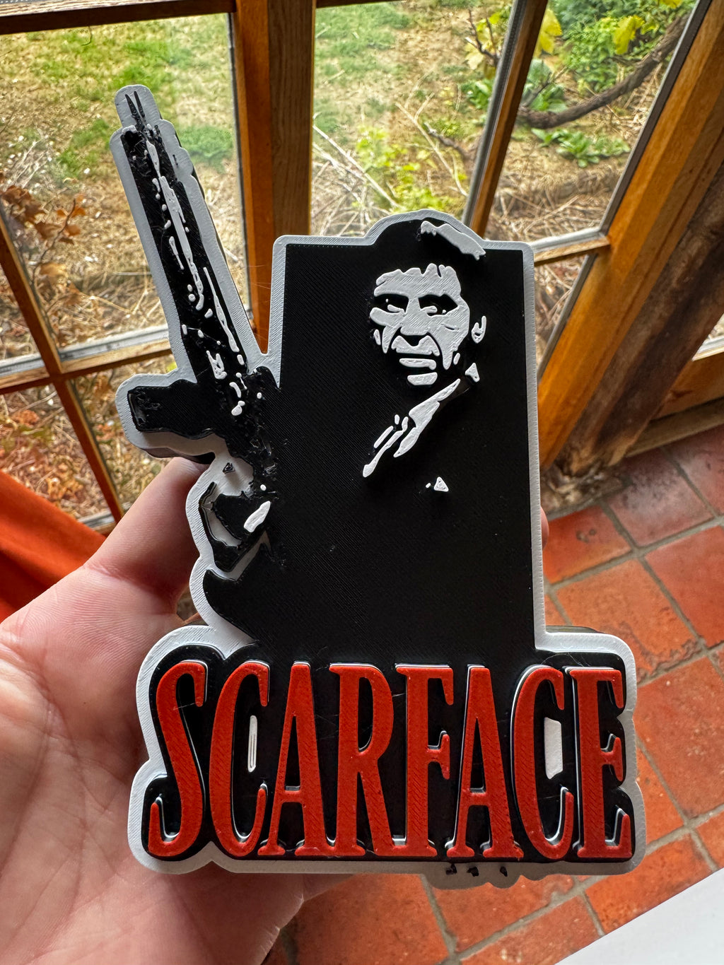 Scarface Tony Montana 3D Display Plaque