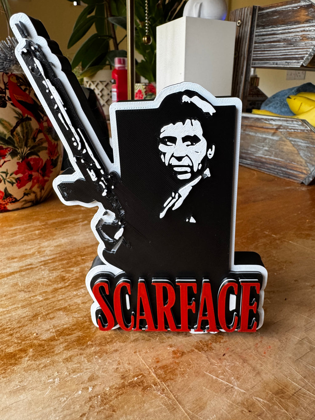 Scarface Tony Montana 3D Display Plaque