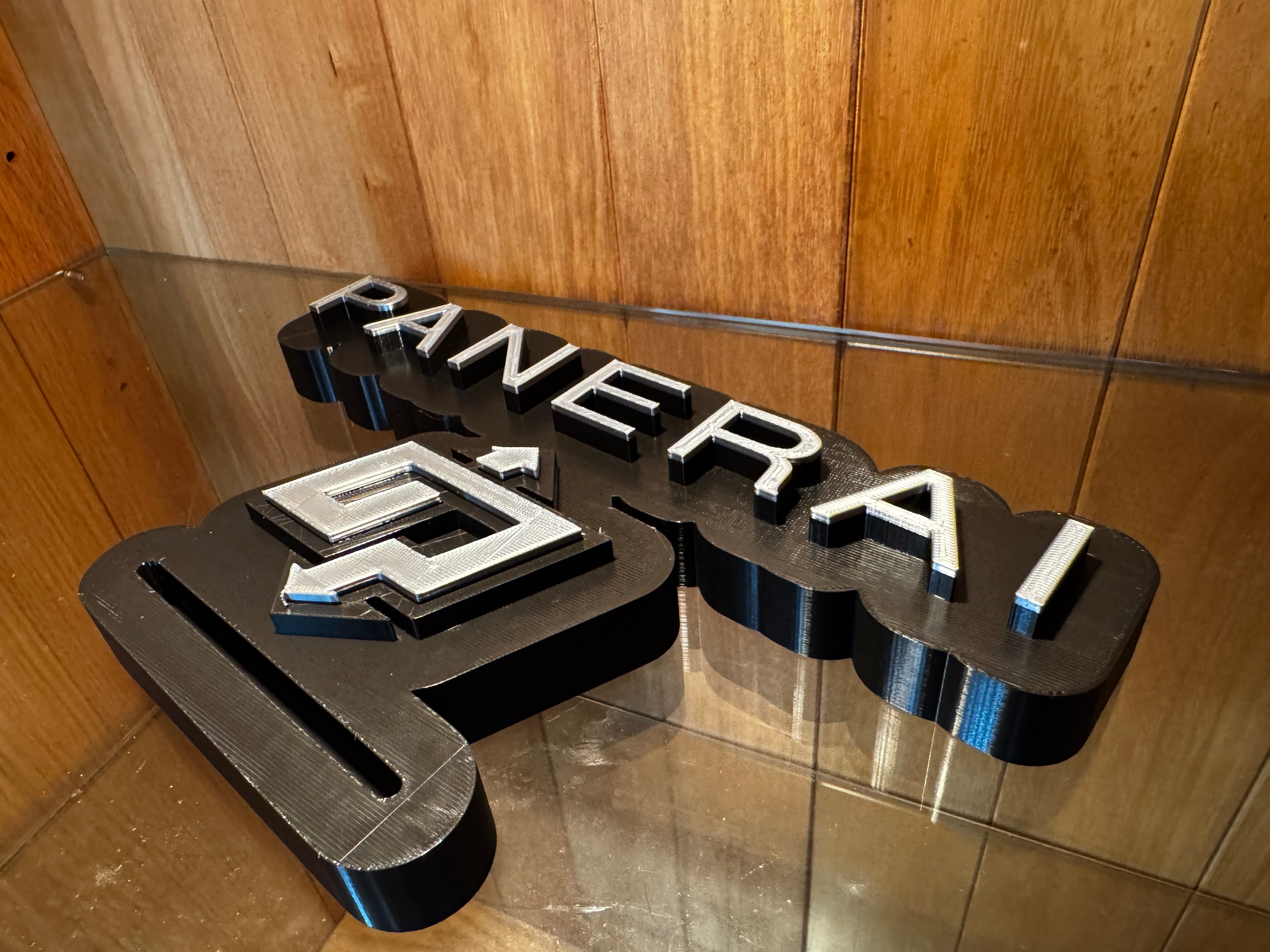 Panerai 3D Printed Freestanding Watch Display – Black & Silver