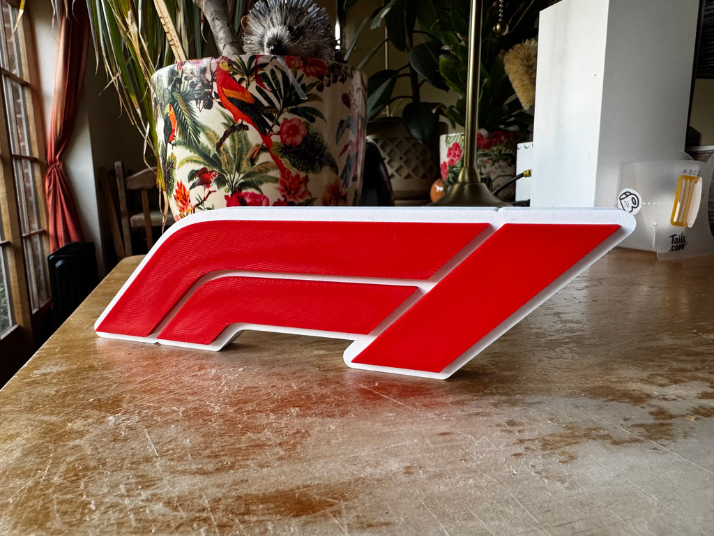 F1 3D Printed Logo Wall Plaque – Choice of 2 Colours