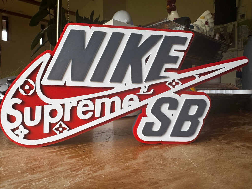 Nike × Supreme × Louis Vuitton SB 3D Display Sign