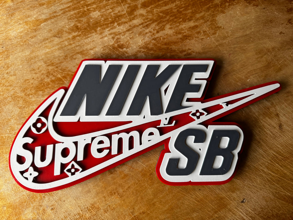 Nike × Supreme × Louis Vuitton SB 3D Display Sign