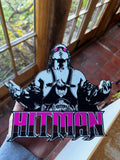 Bret “Hitman” Hart 3D Wrestling Display Plaque