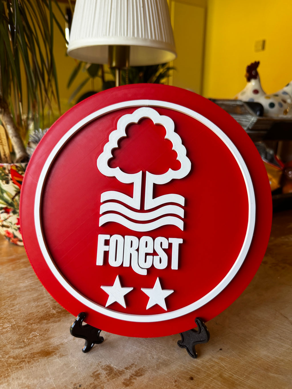 Nottingham Forest FC 3D Crest Display Plaque
