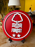 Nottingham Forest FC 3D Crest Display Plaque
